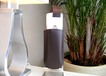 Pokrowiec etui futerał Nokia 8800 (brązowy, skóra, wysuwany)