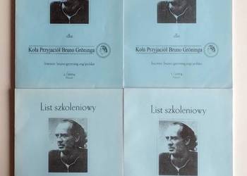 List szkoleniowy dla Koła Przyjaciół Bruno Gröninga
