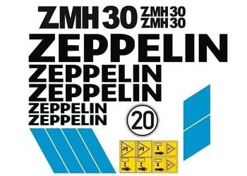 Naklejki oklejenie naklejka - ZEPPELIN ZMH30 Zamiennik
