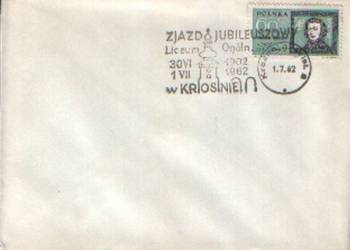 Kop. Okol. Zjazd. Jubil. L.O. Krosno   1962