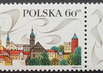 Znaczki polskie rok 1970 Fi 1853 z błędem B1, z przywieszką
