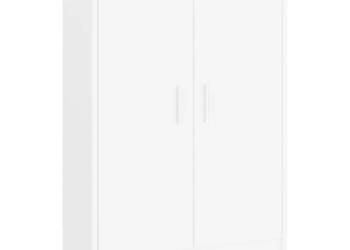 Szafka na buty biała 60x35x92 cm materiał drewnopochodny WM-808927
