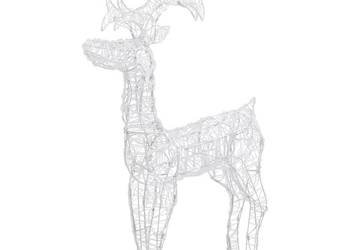 Świąteczna dekoracja, renifer, 90 diod LED, 60x16x100 cm, akryl（289961）