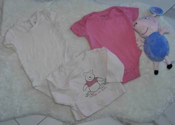 Zestaw ubranek body + koszulka 68