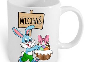 Kubek Wielkanocny 330ml Zajączek Pisanki, kurczaczek Świąteczny Prezent