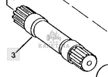 John Deere 7600 7700 7800 Wał Wahliwy R117816 R53658 L75783