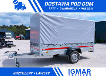 Przyczepka Samochodowa TEMARED PRO 2612 przyczepa towarowa plandeka 110 cm