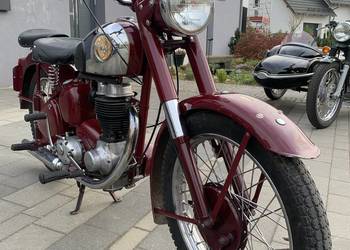 BSA C11G de Luxe 1954r w świetnym stanie, zarejestrowany, biała tablica