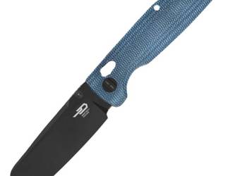 Nóż składany Bestech Slasher Blue Micarta, Black Stonewashed D2 (BG56C-2)