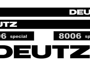 naklejki deutz 8006 special