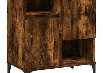 Komoda przydymiony dąb 60x35x70 cm materiał drewnopochodny WM-821153