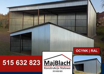 OCYNKOWANA Wiata Otwarta / Garaż Blaszany /HALA /WIATA– Maj-Blach