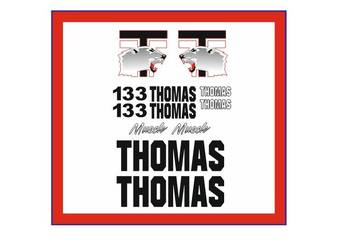 Naklejki Miniładowarka Ładowarka Thomas 133 nalepki komplet bobcat