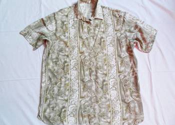 Koszula wzorzysta vintage  42 44 wiskoza