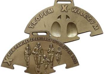 Medal X BIEG PAMIĘCI ŻOŁNIERZY WYKLĘTYCH 2022 - TROPEM X WILCZYM