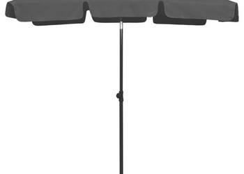 vidaXL Parasol plażowy, antracytowy, 180x120 cm(SKU:314721)