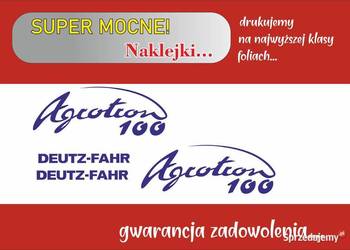 naklejki deutz agrotron 100