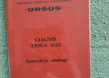 Instrukcja obsługi ciągnik rolniczy Ursus 4512 oryginalna PRL