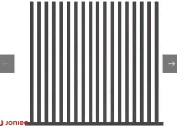 Przęsło ogrodzeniowe aluminiowe PALISADA