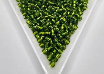 Koraliki TOHO Round Silver-Lined Peridot 8/0-27