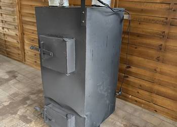 Piec nadmuchowy 26 kW • Okrągłe palenisko • Do tuneli foliowych i szklarni