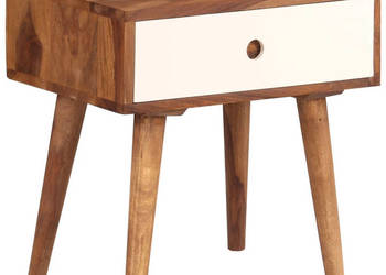 Stolik nocny lite drewno sheesham 45 x 30 x 45 cm WM-246263