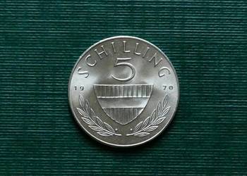 AUSTRIA - 5 szylingów, 1970r
