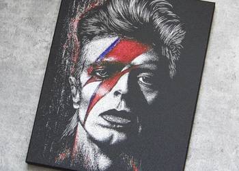 David Bowie Oryginalny obraz ręcznie grawerowany / malowany Staloryt