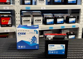 Akumulator EXIDE 12V / 4 Ah ETX5L-BS / YTX5L-BS