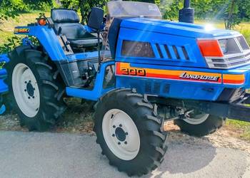 Ciągnik mini traktor ogrodniczy Iseki + glebogryzarka jak Kubota yanmar