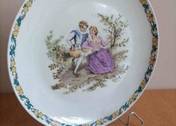 Talerz Dekoracyjny Miłość Wiedeńska Karolina PRL