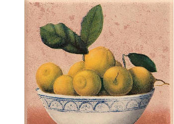 Dekor Gloria rosa Cytryna 10 x 10, Paradyż, płytki, kafelki, flizy