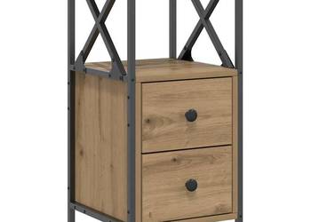 vidaXL Szafka nocna, dąb artisan(SKU:857252)