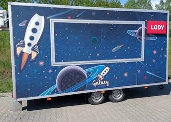 Gotowy biznes - Przyczepa z lodami, goframi, granitą. PEŁNE WYPOSAŻENIE!