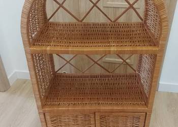 Szafka - etażerka wiklinowa "Siostry plotą"