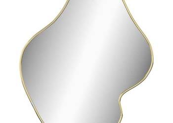 vidaXL Lustro ścienne, złote, 60x50 cm(SKU:348272)