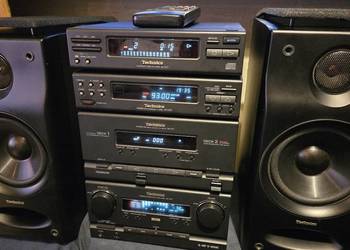 Wieża Technics SE-CH7 , pelen oryginalny komplet , piekny stan