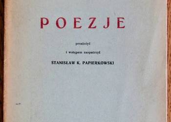 Zbiór wierszy trzech poetów jugosławiańskich  z 1936.