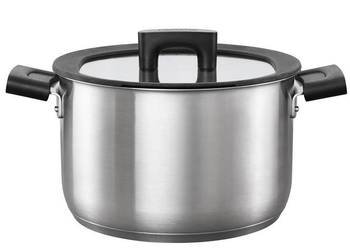 Garnek 5 l z pokrywką Hard Face Steel 1052241