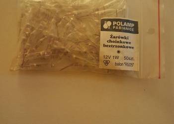 Polam żarówki choinkowe 12V 1W