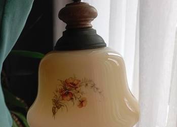 Lampa wisząca vintage z okresu PRL