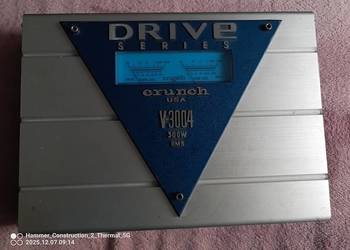 Wzmacniacz samochodowy Crunch USA