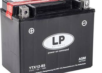 Akumulator motocyklowy 10Ah 150A Landport YTX12-BS 12V TCZEW