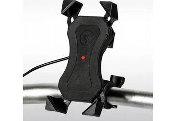 UCHWYT NA TELEFON GPS NA KIEROWNICE MOTOCYKLA USB