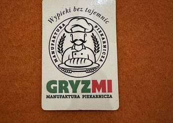 Magnes na lodówkę Gryzmi Manufaktura Piekarnicza Zabrze, firmowy, reklamowy
