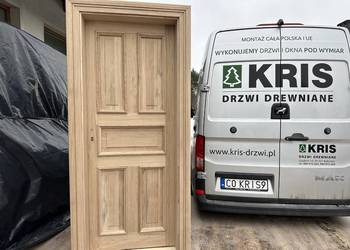 Drzwi drewniane lite dębowe Na każdy wymiar Cała Polska