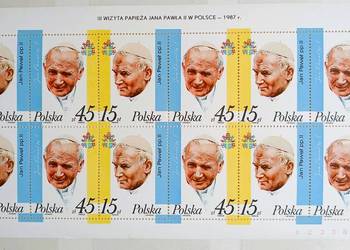 Znaczki polskie rok 1987 Fi Ark 2951 - 2952 z numerem