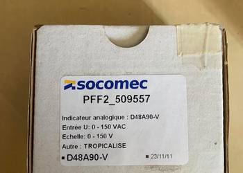 Socomec Woltomierz Voltomierz Panelowy D48A90-V 0-150VAC