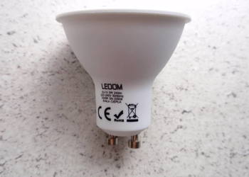Żarówka LED GU10 3W 3000k biały ciepły LEDOM