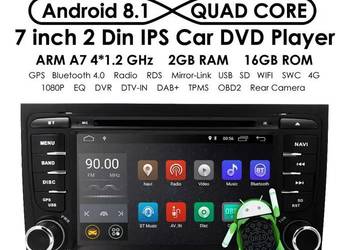 Radio android Audi A4 S4 RS4 DVD gps wifi bluetooth 2GB